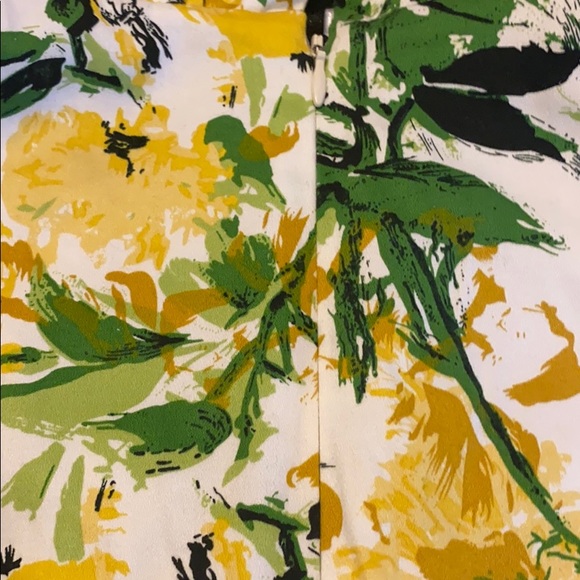 Sleeveless yellow and green dress - Picture 7 of 9